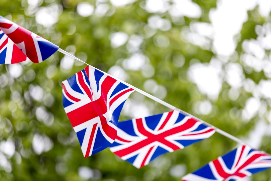 flappy bunting union flag