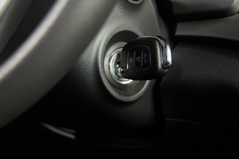 key in ignition switch
