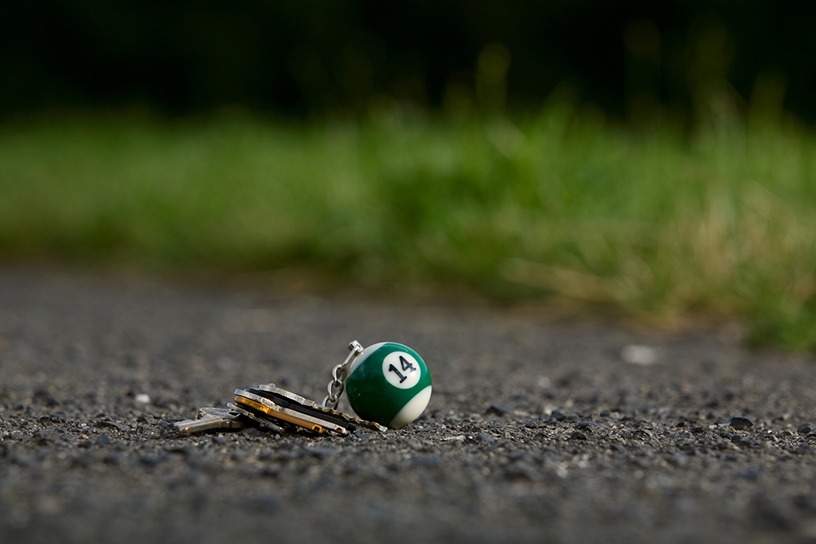 Lost keys on a track