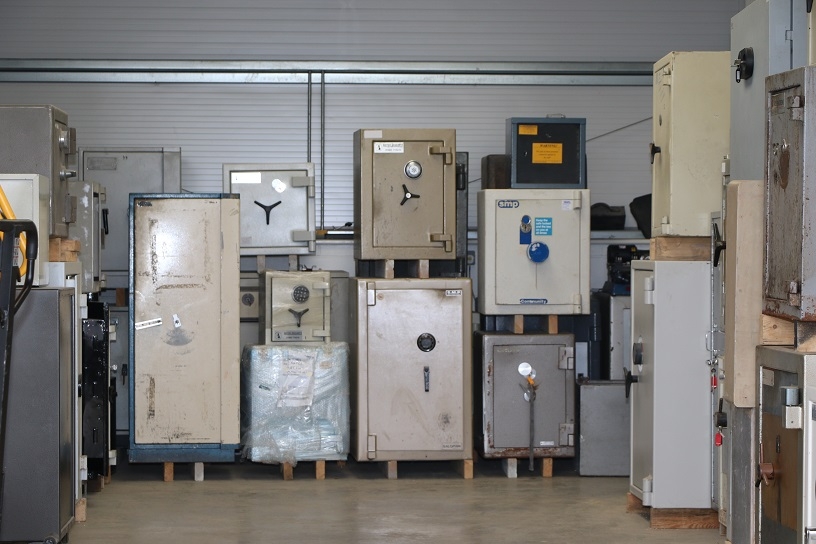 Our collection of safes.