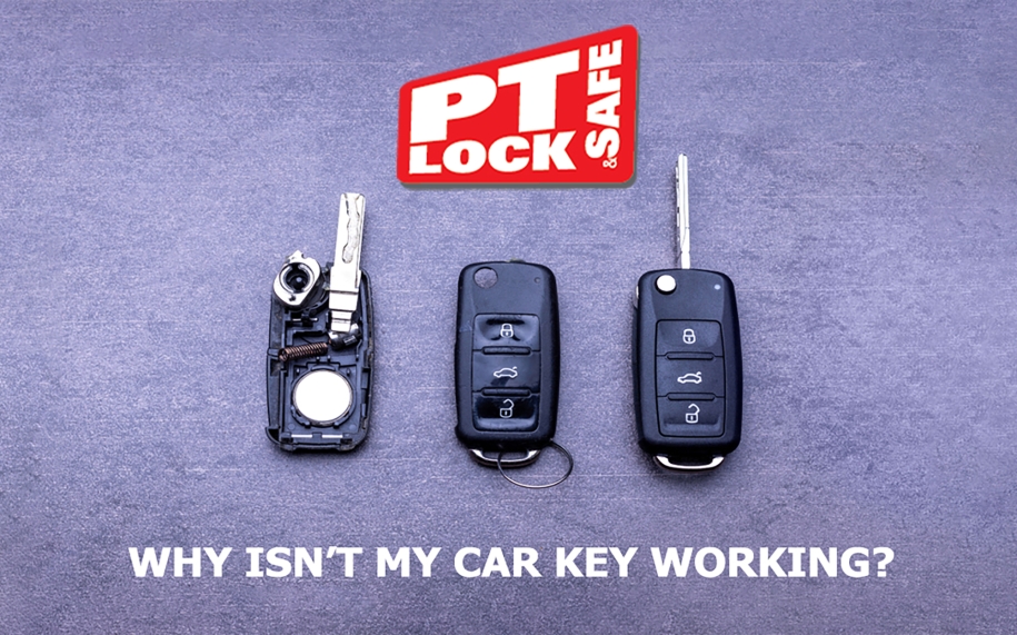 three broken car keys