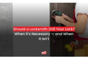 Should a locksmith drill your lock