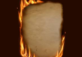 paper burning in safe