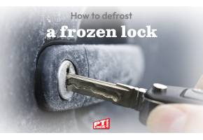 frozen car door lock
