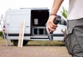 van with tools